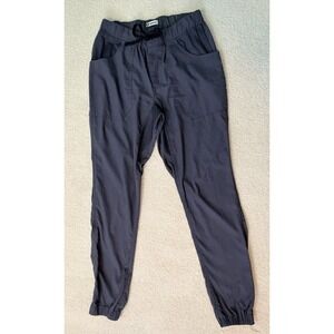 Koi Lite Scrub Pants Womens S Slim Fit Mechanical Fit Gray 607R Zip Cuff